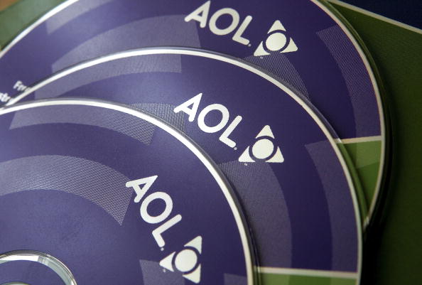 a collection of AOL trial CDs a collection of AOL trial CDs