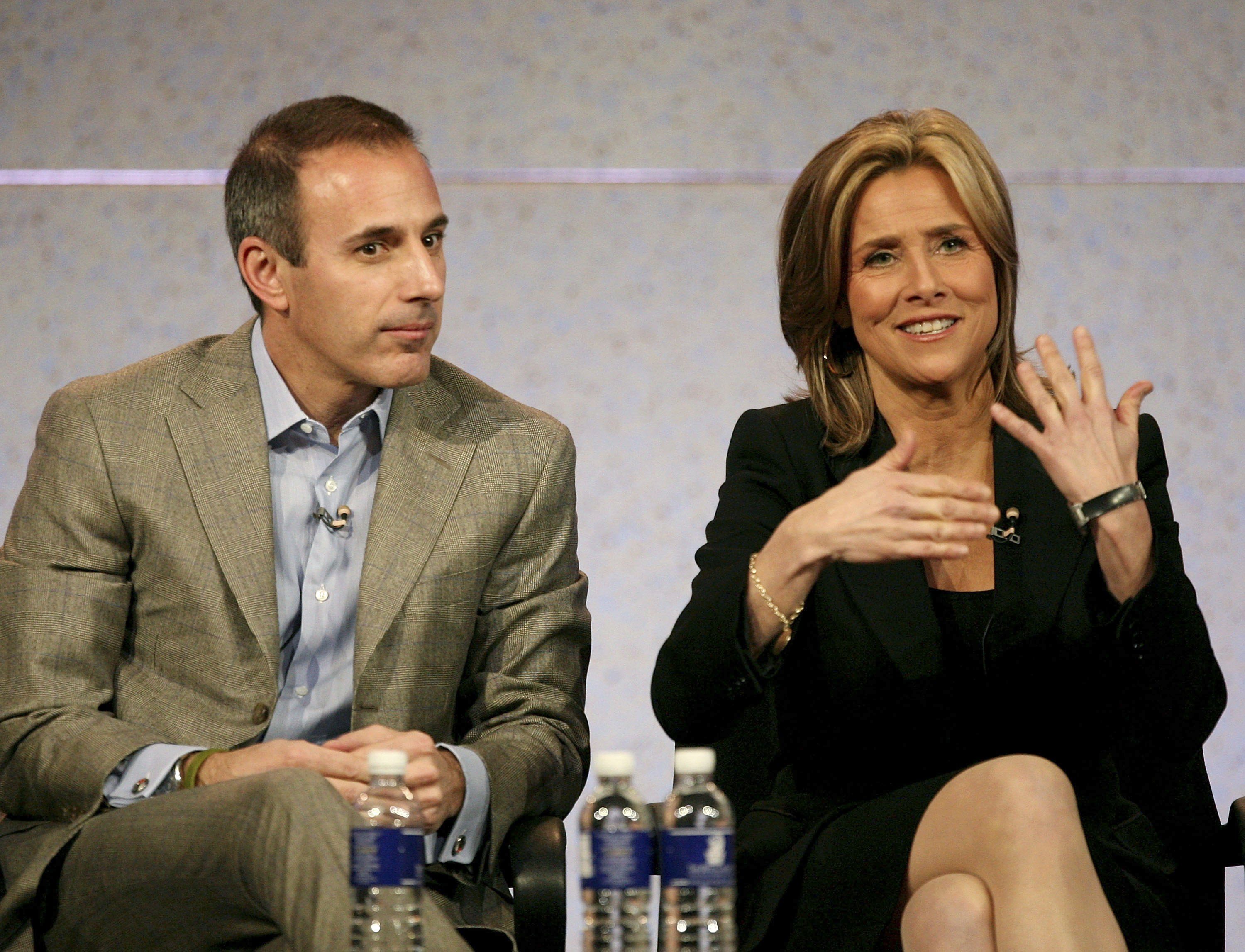 Matt Lauer and Meredith Vieira in 2007 Matt Lauer and Meredith Vieira in 2007