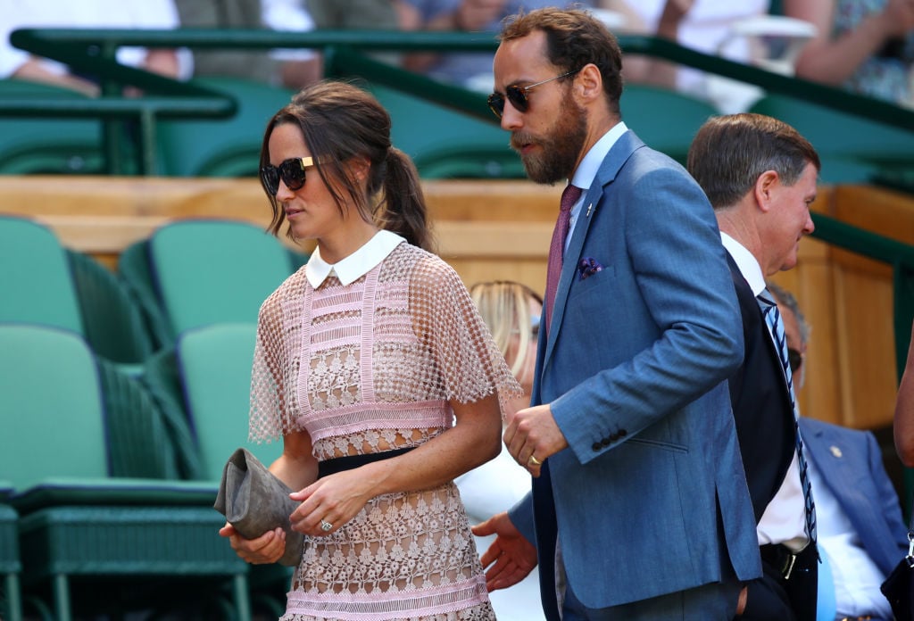 James Middleton (right) with his sister, Pippa.