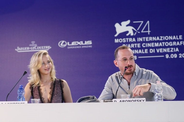  Jennifer Lawrence et Darren Aronofsky 