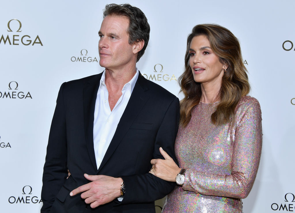 Rande Gerber and Cindy Crawford