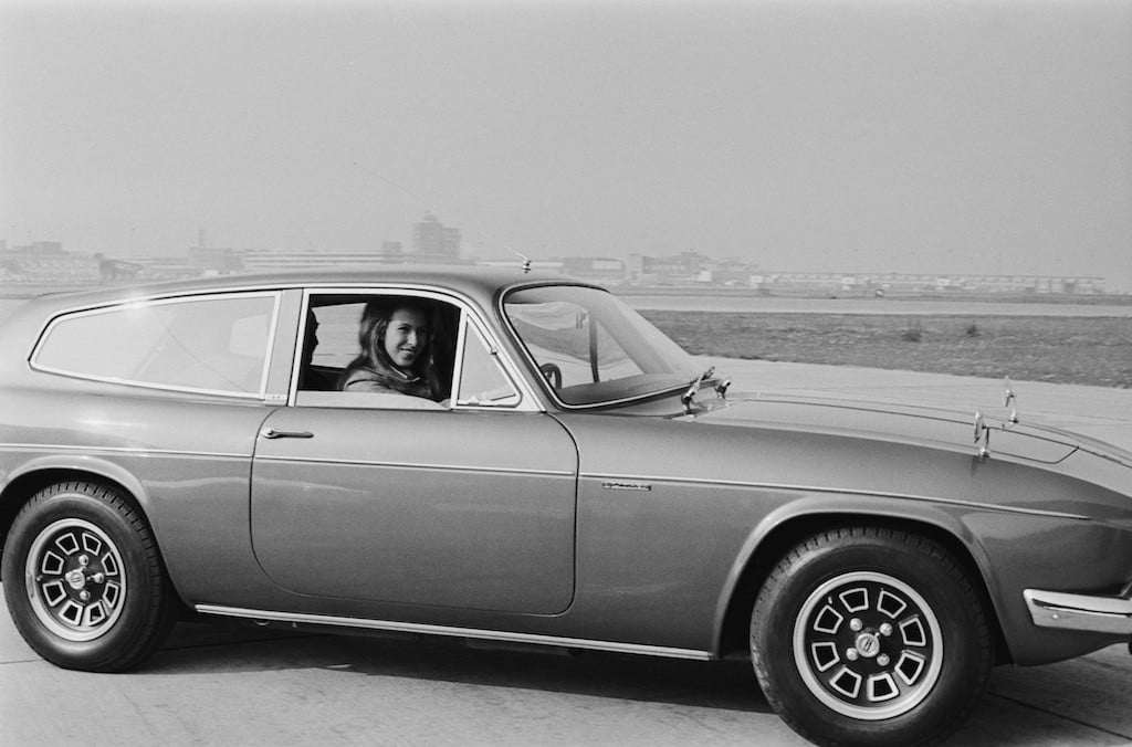 Princess Anne arrives at Heathrow.