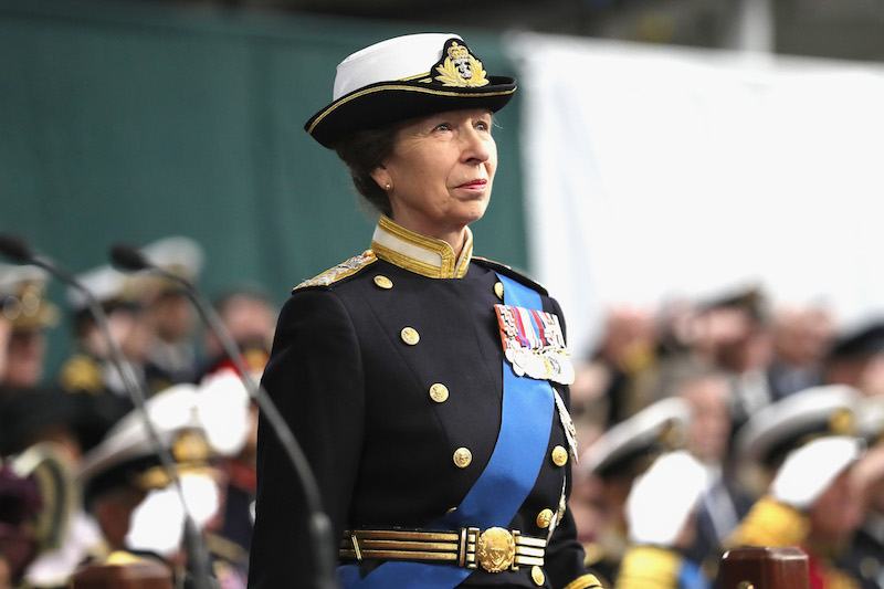 Her Royal Highness The Princess Royal attends the Commissioning Ceremony of HMS Queen Elizabet Her Royal Highness The Princess Royal attends the Commissioning Ceremony of HMS Queen Elizabet