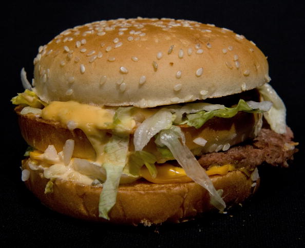 a big mac hamburger