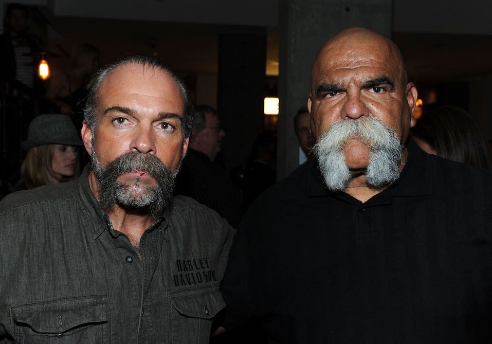 Machine Gun Preacher Sam Childers and Big Al Aceves, founder of The Mongols Motorcycle Club