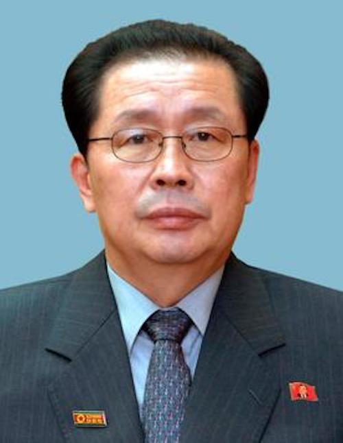 Jang Song Thaek in front of a blue background. Jang Song Thaek in front of a blue background.