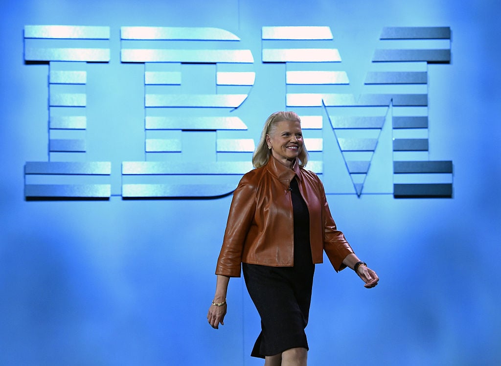 Latest Consumer Technology Products On Display At CES 2016 IBM Chairman, President and CEO Ginni Rometty arrives at her keynote address at CES 2016