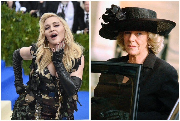 Madonna and Camilla Parker Bowles.