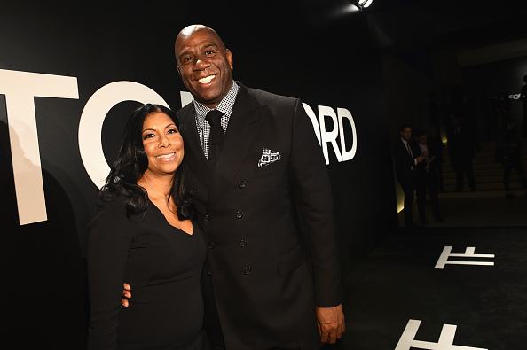 Magic Johnson and Cookie Johnson Magic Johnson and Cookie Johnson