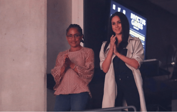 Meghan Markle and her mother, Doria Ragland
