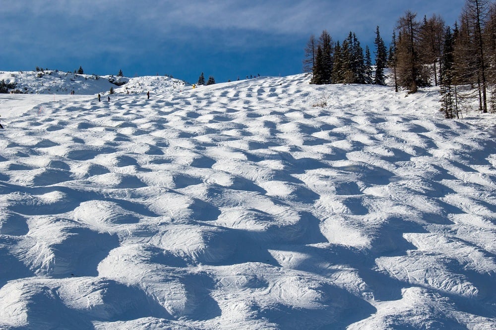 snow field Mogul field in Schladming