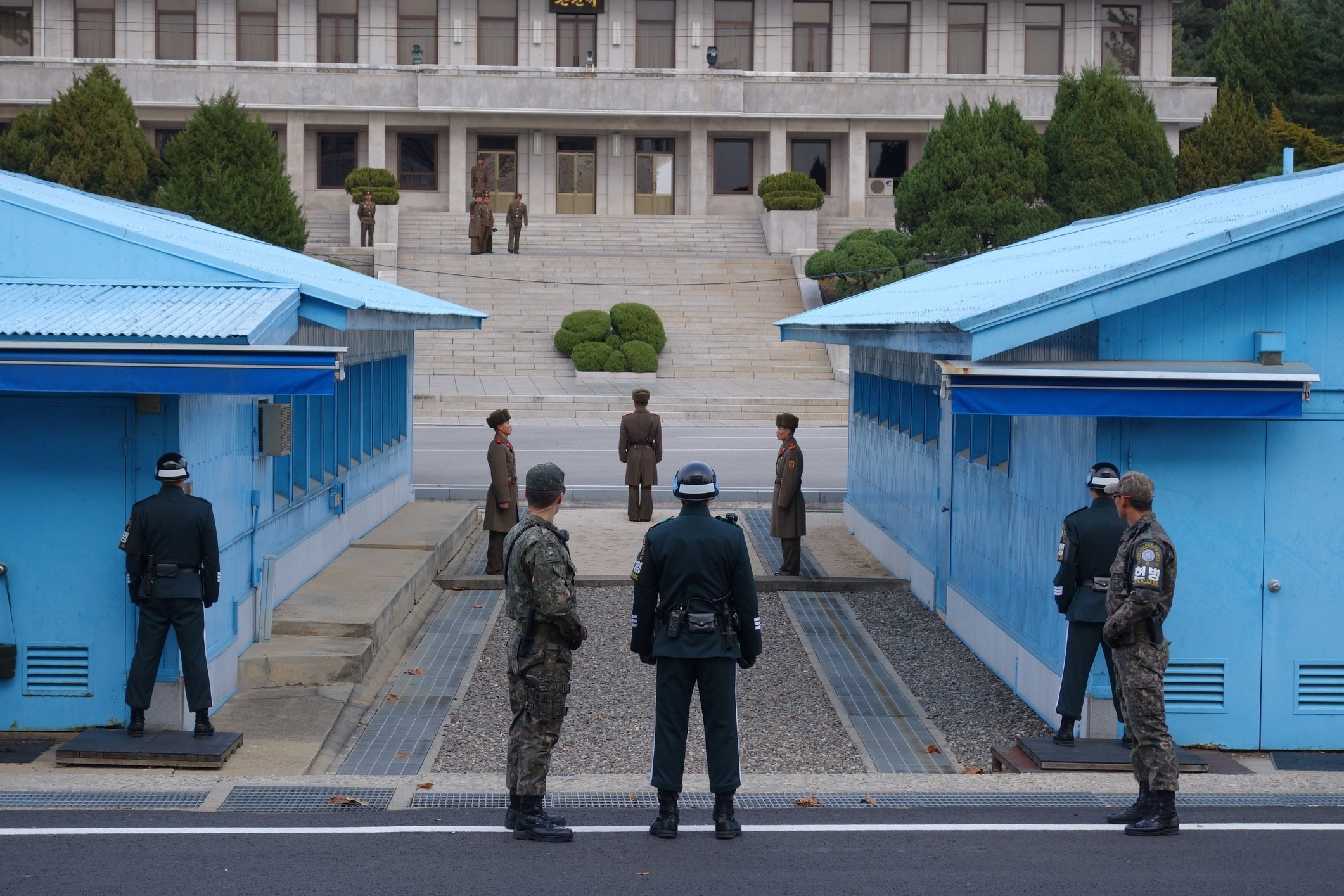 Security area North Korea border