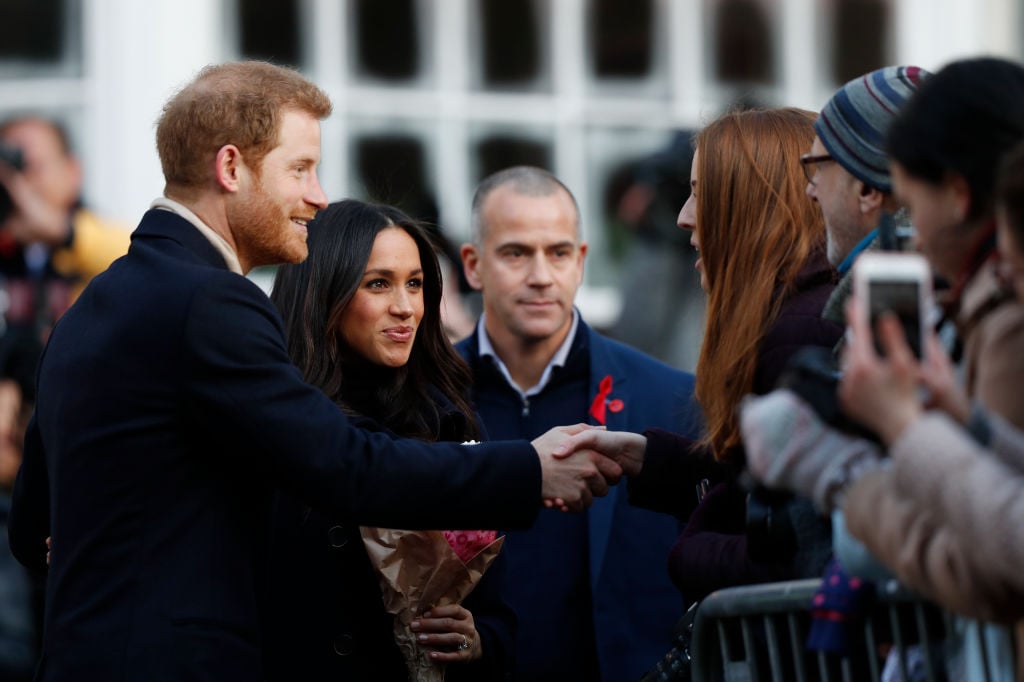 Britain's Prince Harry and his fiancee US actress Meghan Markle visit Nottingham Contemporary