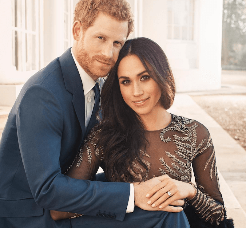 Prince Harry and Meghan Markle engagement photo