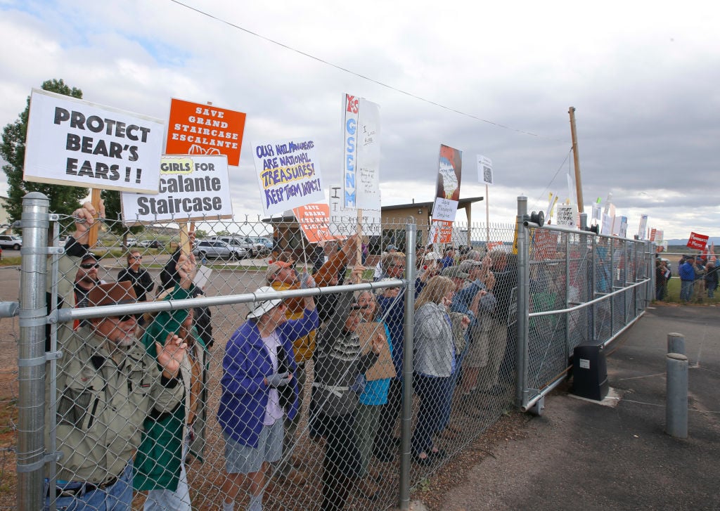 Protest National Park Reduction