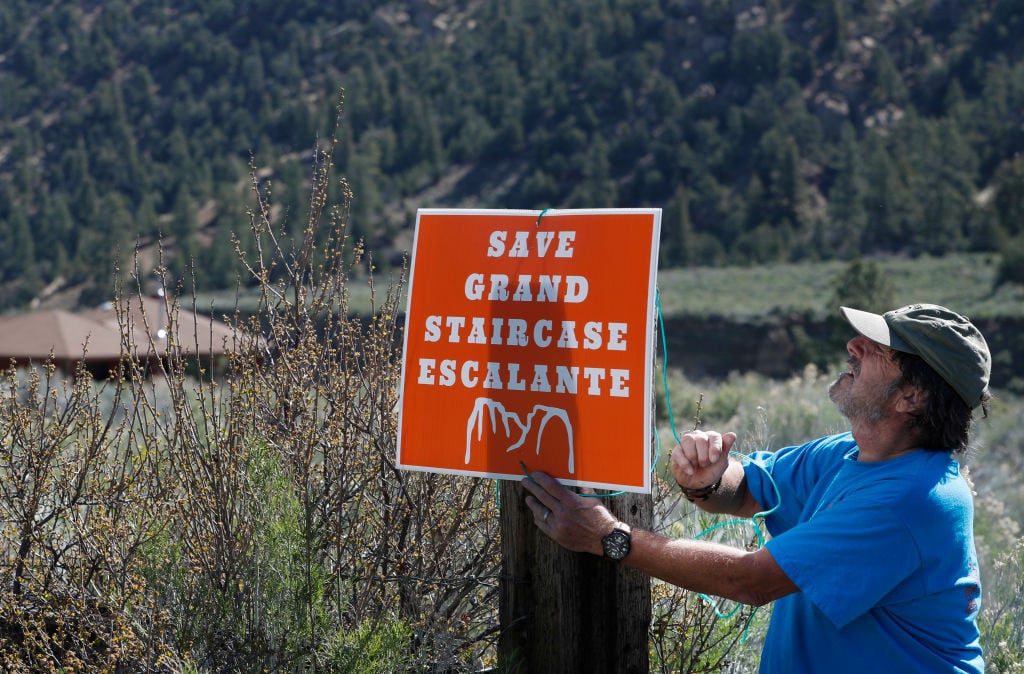 Protest Grand Staircase Escalante