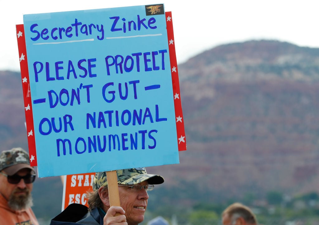 Protest National Park Reduction