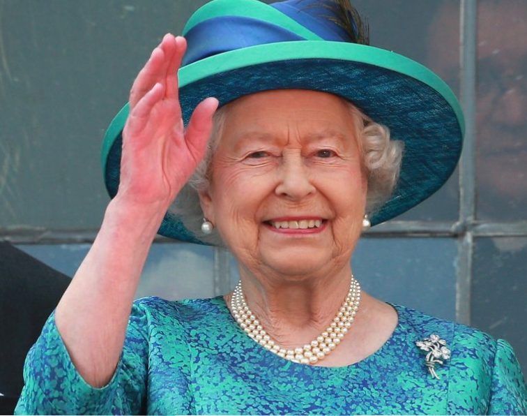 Queen Elizabeth II Visits Frankfurt am Main