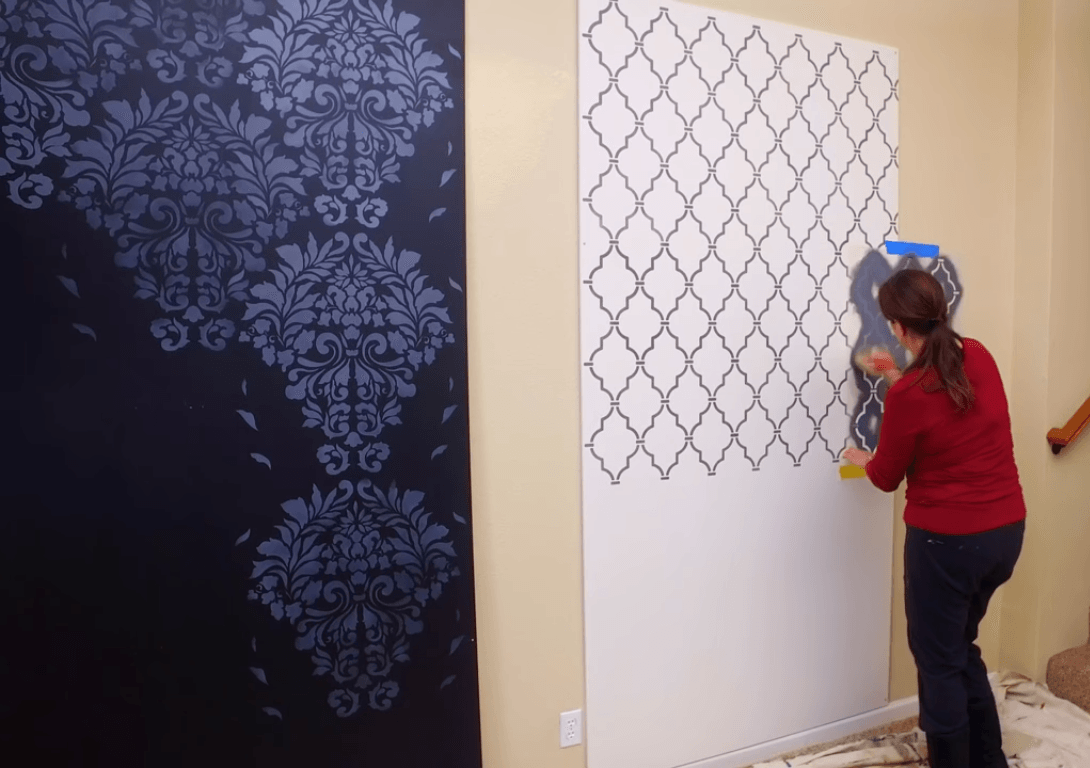 Stencil Painting wall