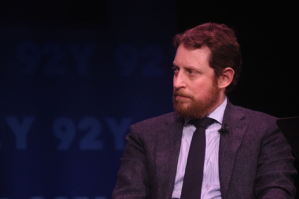 The Walking Dead: Screening And Conversation Writer Scott M. Gimple speaks onstage at The Walking Dead: Screening and Conversation