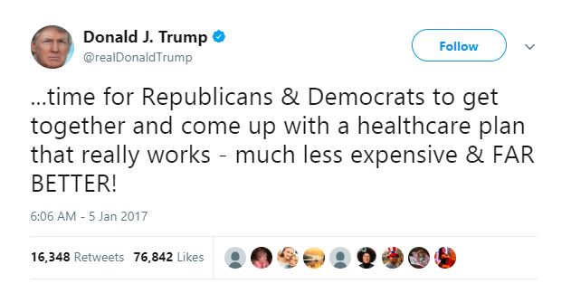 Donald Trump's Twitter account tells the story of 2017. Donald Trump's Twitter account tells the story of 2017.