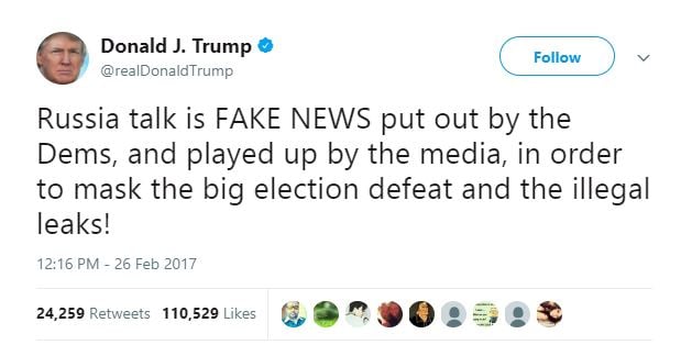Donald Trump's Twitter account tells the story of 2017. Donald Trump's Twitter account tells the story of 2017.