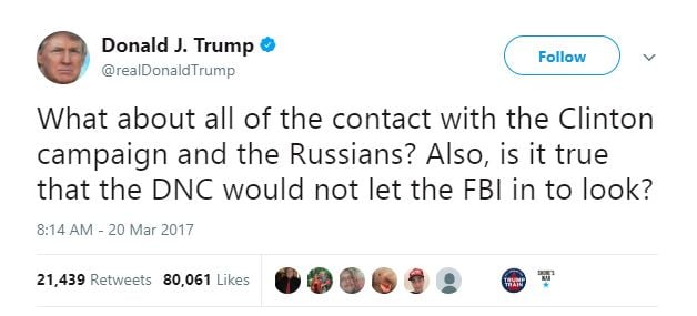 Donald Trump's Twitter account tells the story of 2017. Donald Trump's Twitter account tells the story of 2017.