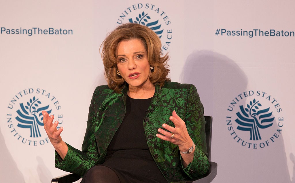 Kathleen Troia "K.T." McFarland, Deputy National Security Advisor Designate speaks during a conference