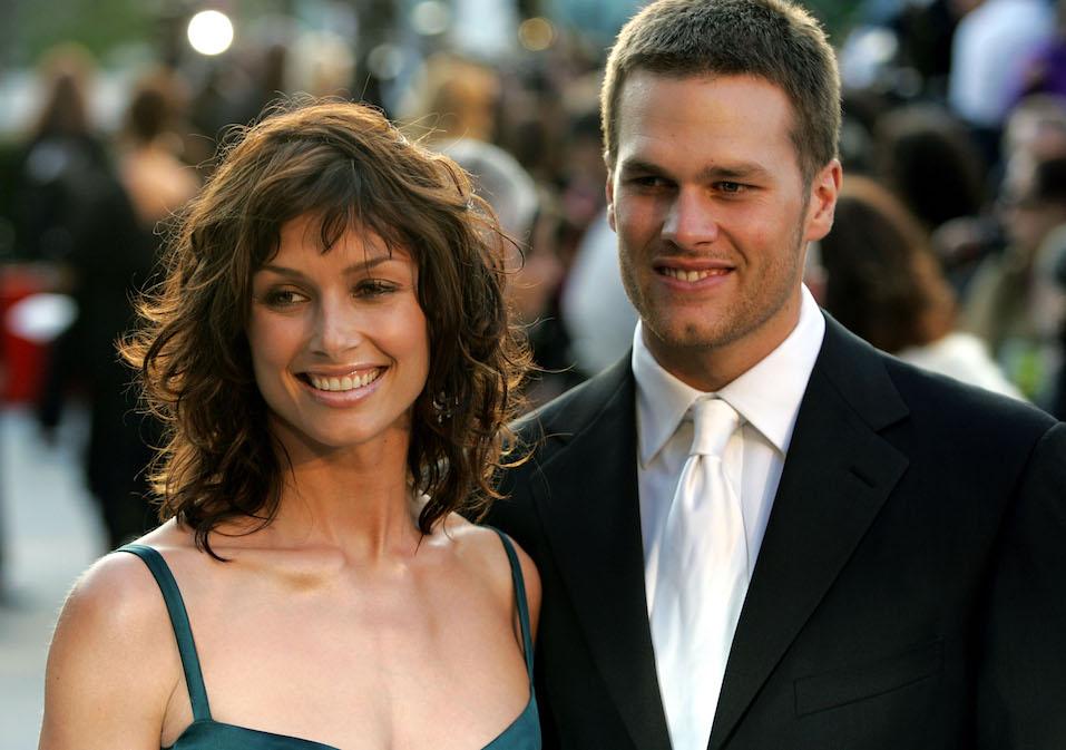 Actress Bridget Moynahan and quarterback Tom Brady and arrives at the Vanity Fair Oscar Party Actress Bridget Moynahan and quarterback Tom Brady and arrives at the Vanity Fair Oscar Party