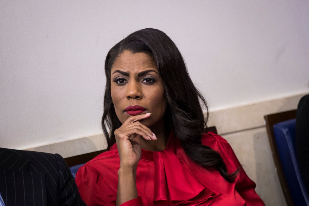 White House Press Secretary Sarah Sanders Holds Press Briefing At The White House Director of Communications for the White House Public Liaison Office Omarosa Manigault