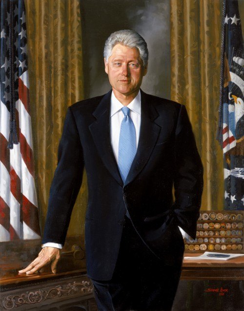 Bill Clinton portrait