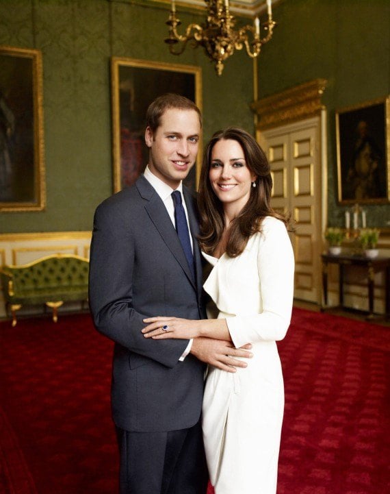 Kate Middleton and Prince William engagement photo