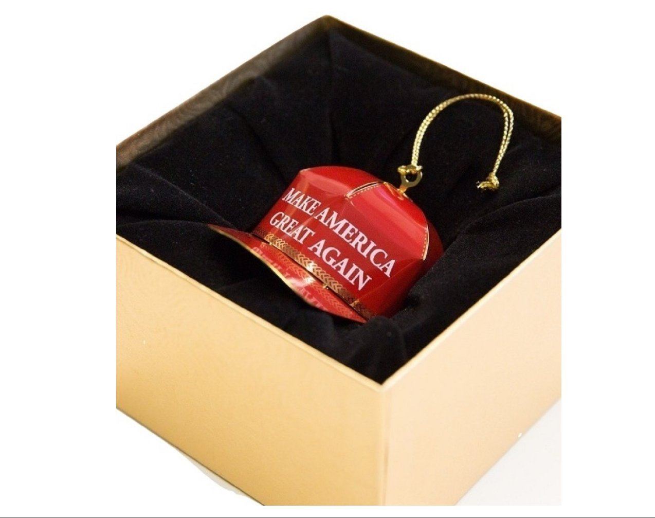 trump christmas ornament