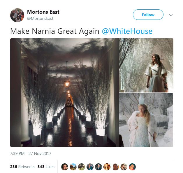 white house christmas decorations narnia white house christmas decorations narnia