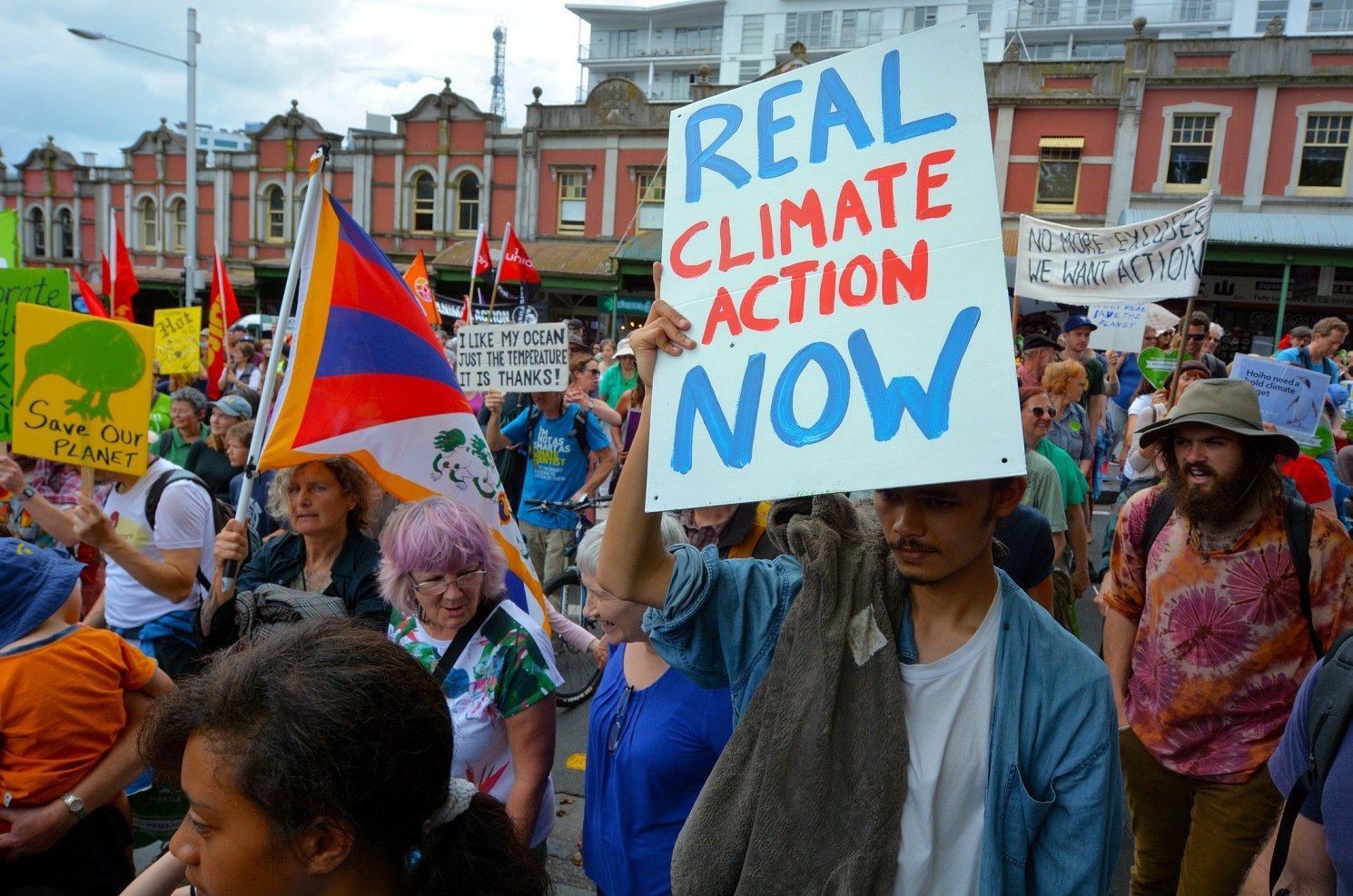 Climate change rally