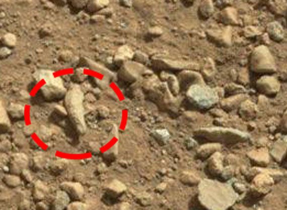 a finger on Mars? a finger on Mars?