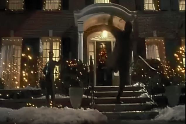 harry falls down icy stairs in home alone harry falls down icy stairs in home alone