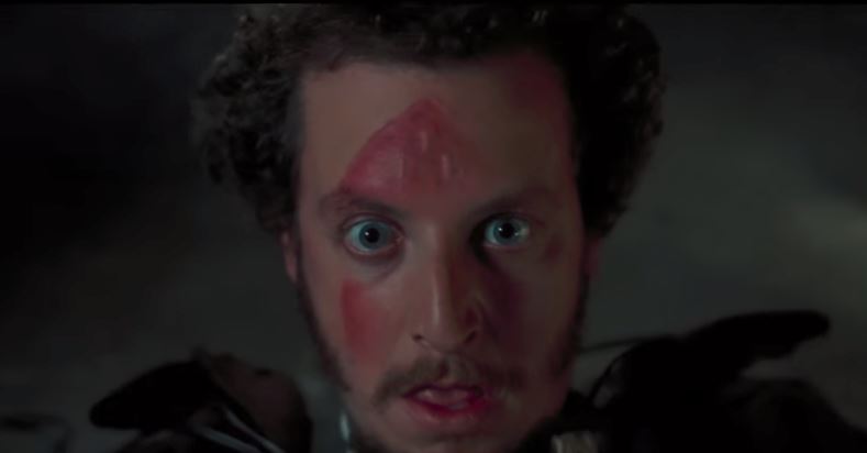 the iron to the face scene from home alone