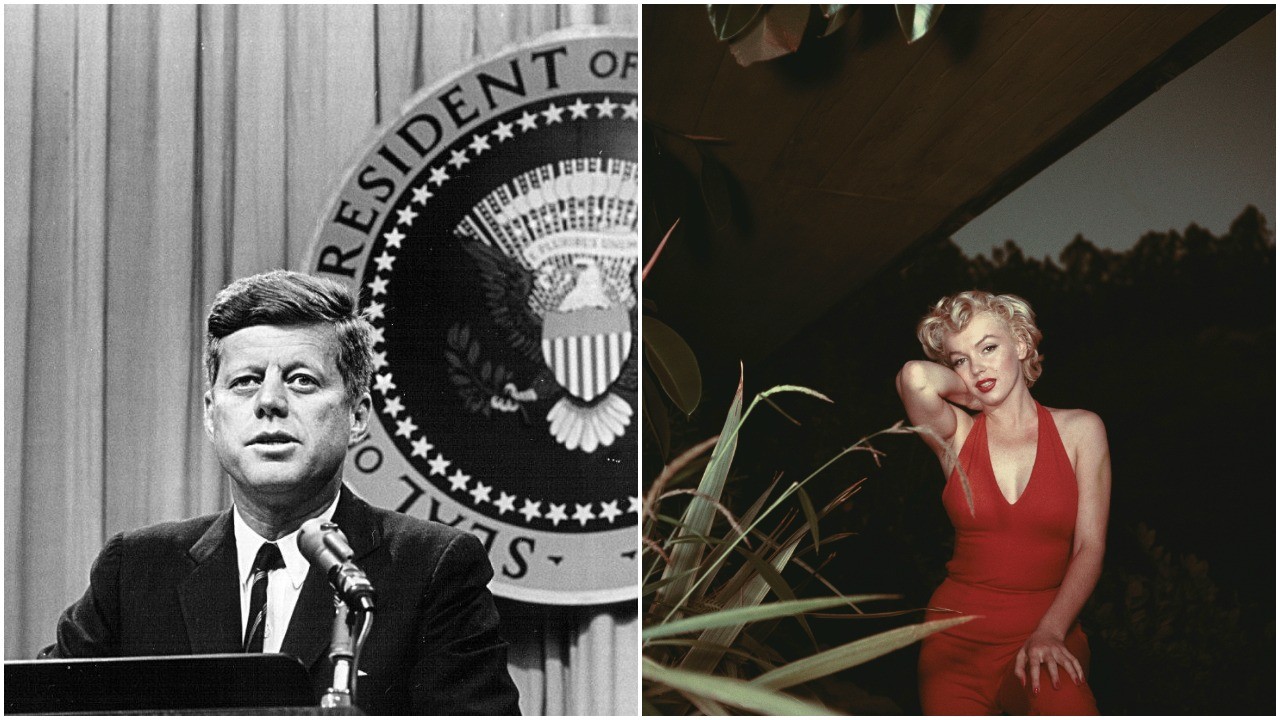 JFK and Marilyn are rumored to have had an affair.
