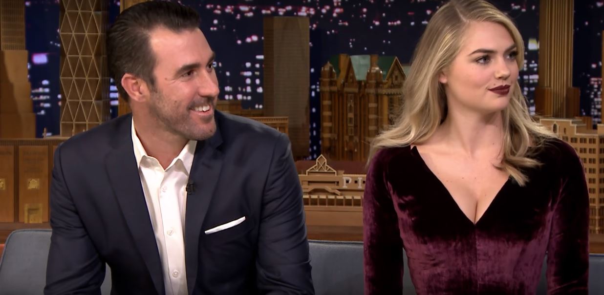 Justin Verlander and Kate Upton on The Tonight Show Starring Jimmy Fallon