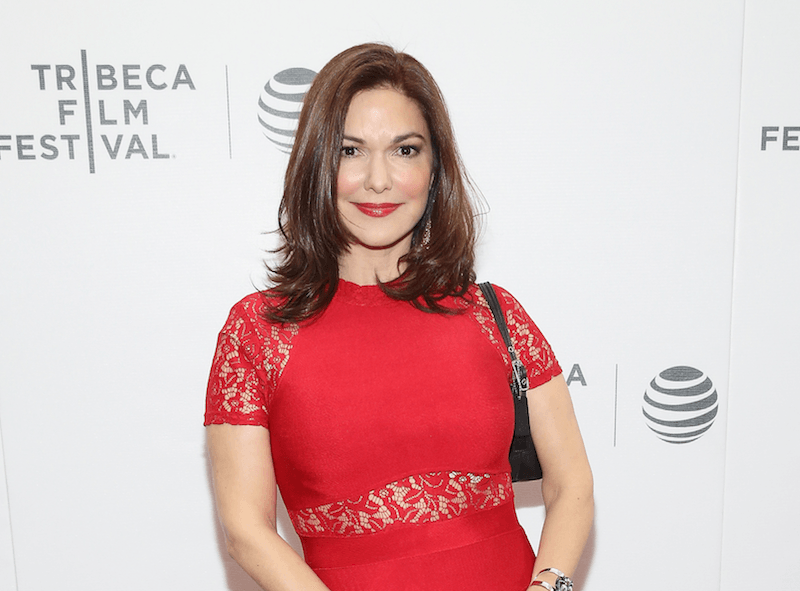 Laura Harring in a red dress Laura Harring in a red dress