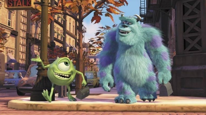 Mike and Sully in Monsters, Inc.