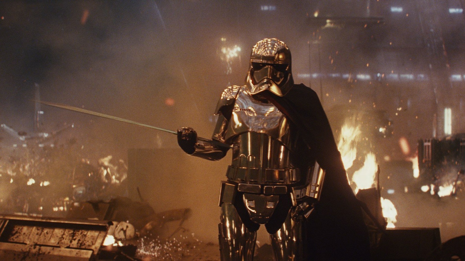 Captain Phasma in Star Wars: The Last Jedi Captain Phasma in Star Wars: The Last Jedi