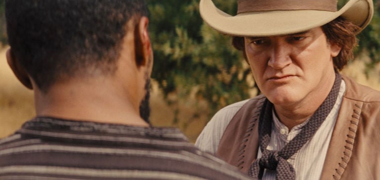 Quentin Tarantino in Django Unchained Quentin Tarantino in Django Unchained