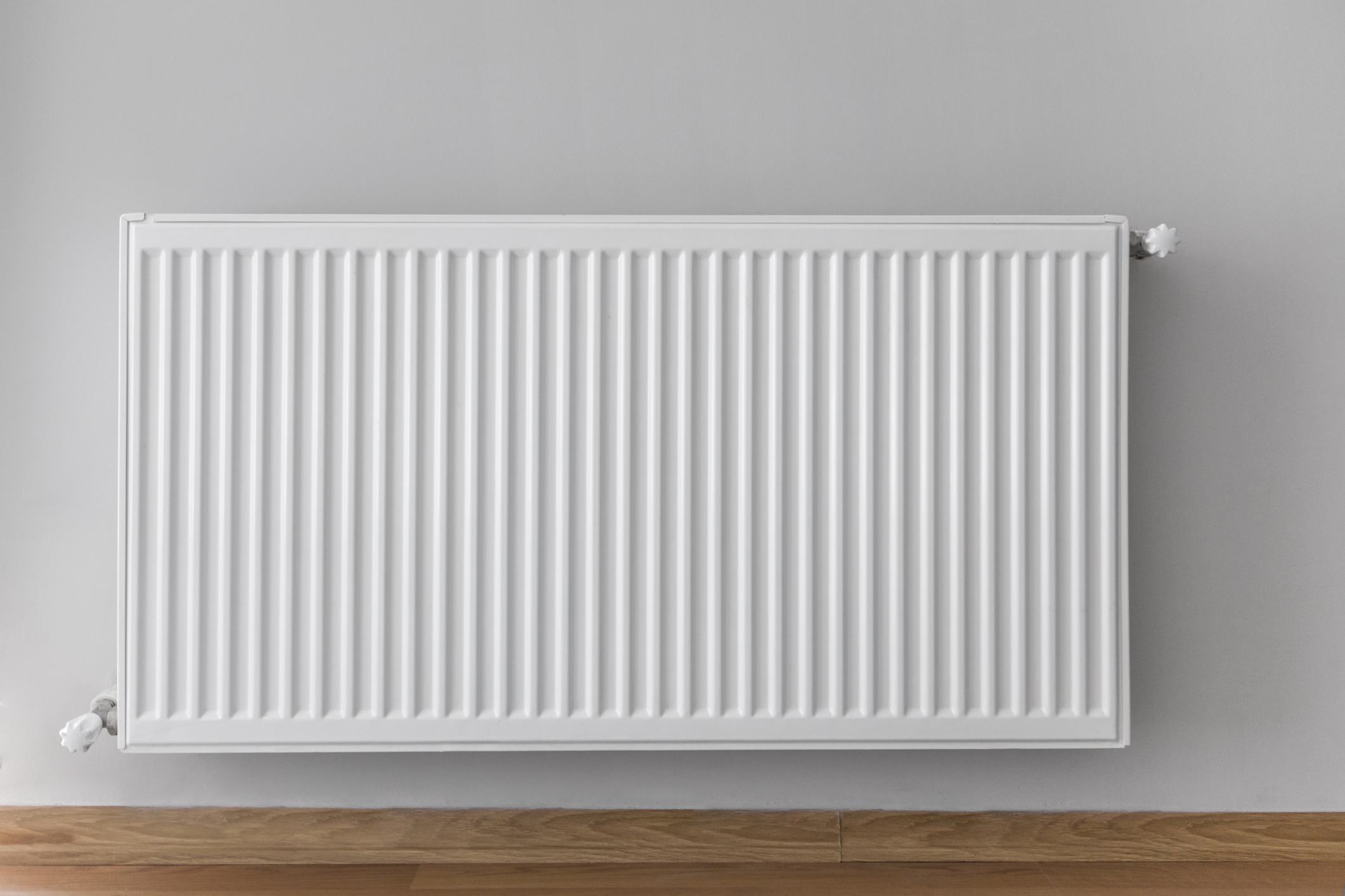 White heating radiator