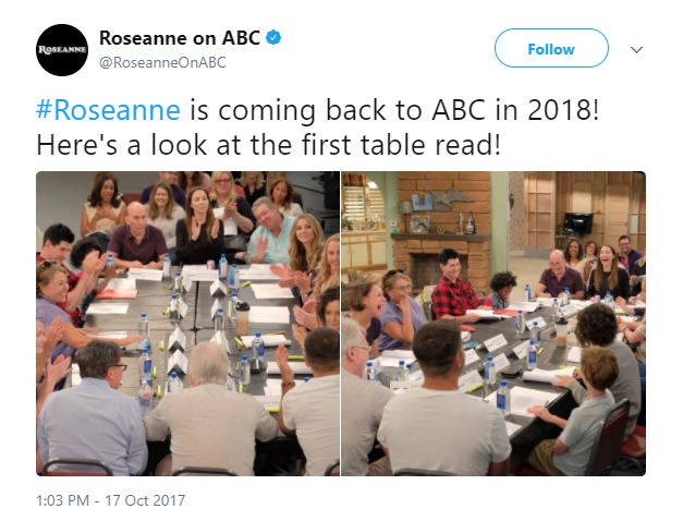 Roseanne cast table read