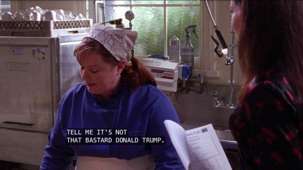 Sookie talking to Lorelai on Gilmore Girls Sookie talking to Lorelai on Gilmore Girls