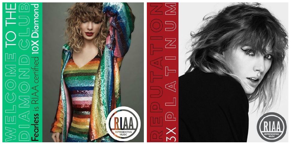 Taylor Swift Fearless and Reputation albums Taylor Swift Fearless and Reputation albums