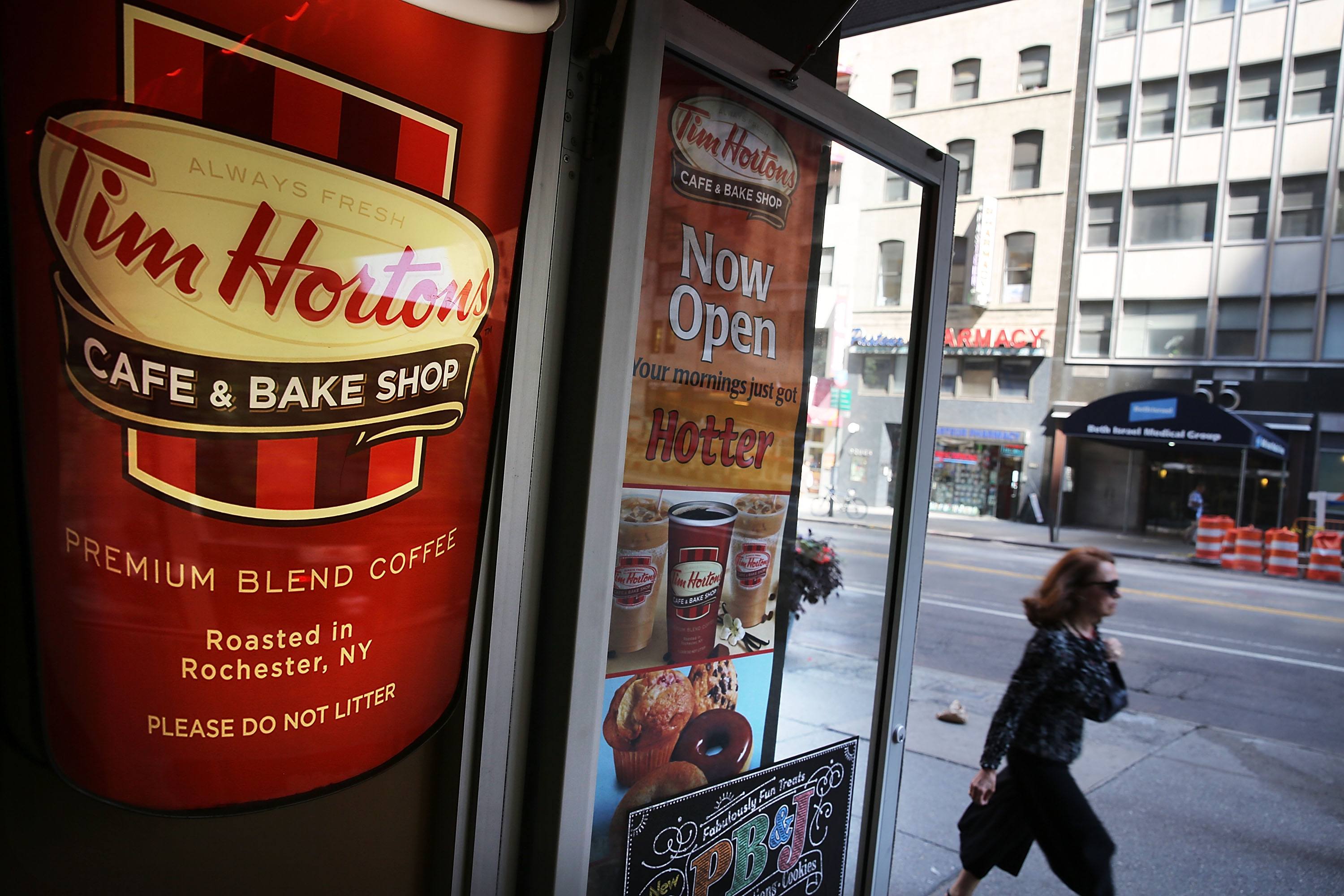 Tim Horton tienda de café