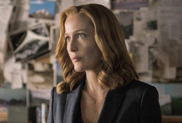 Gillian Anderson as Dana Scully on The X-Files